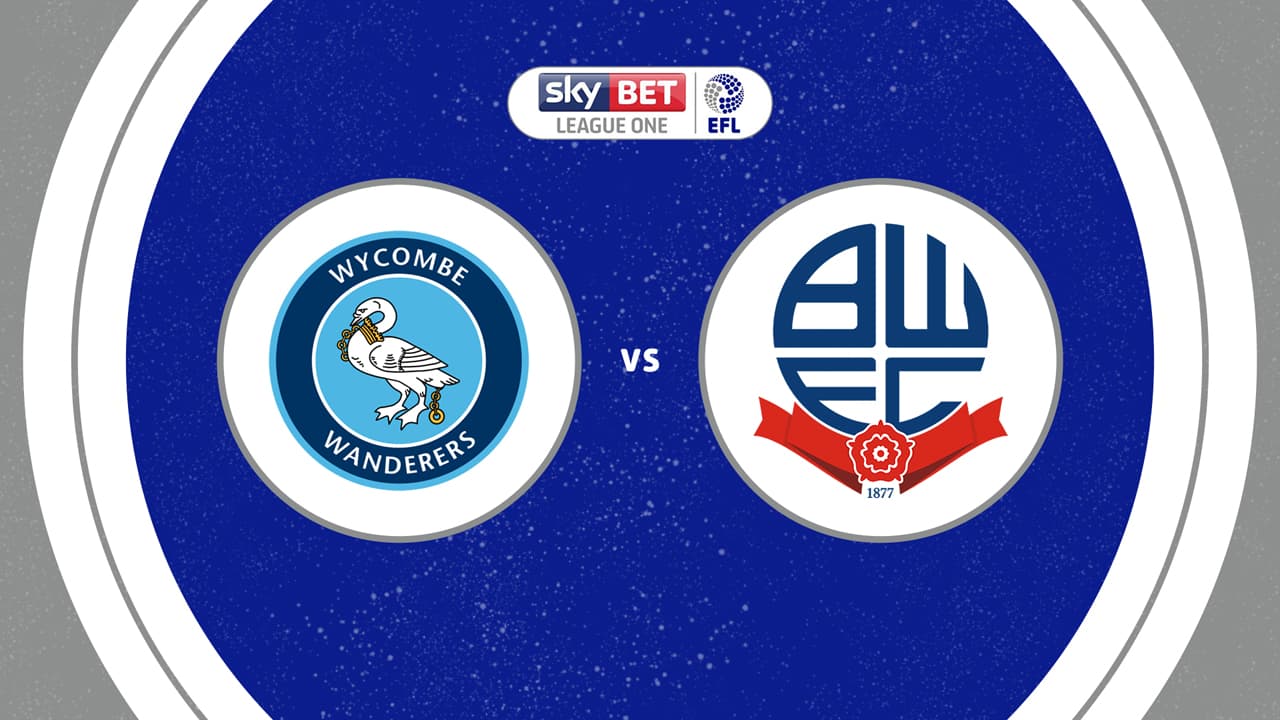 Wycombe Wanderers vs Bolton Wanderers
