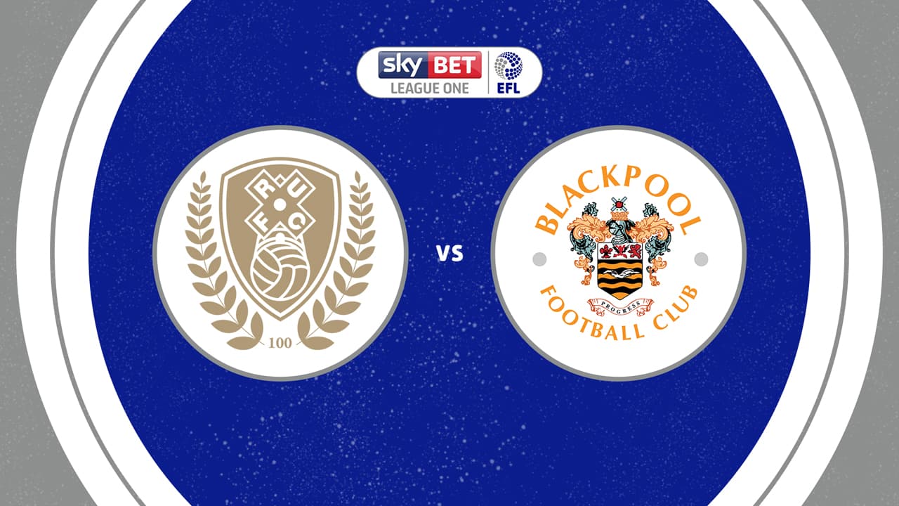 Rotherham United vs Blackpool