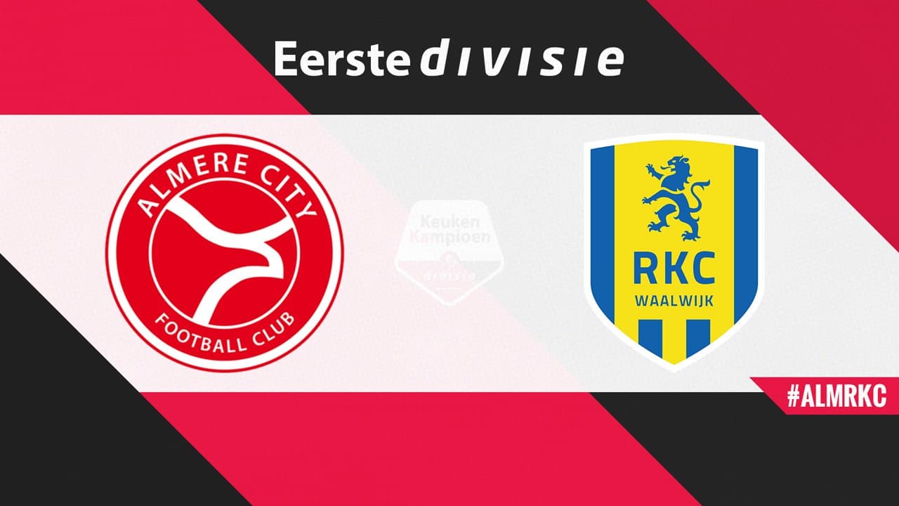 Almere City vs RKC Waalwijk