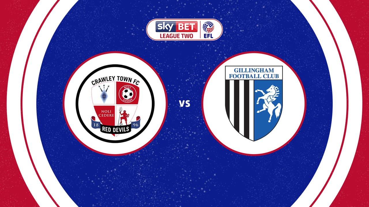Crawley Town vs Gillingham