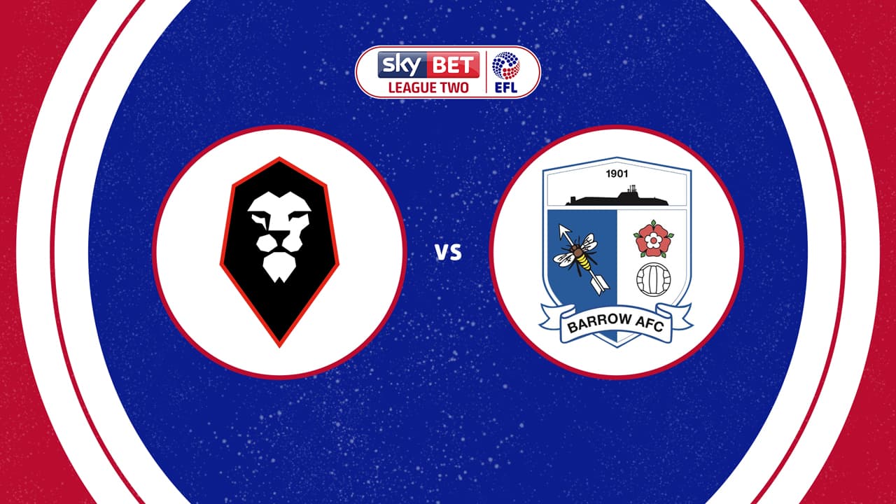 Salford City vs Barrow