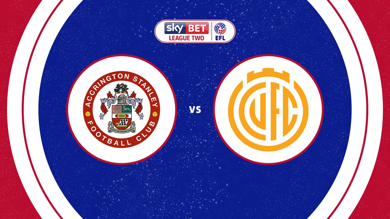 Accrington Stanley vs Cambridge United