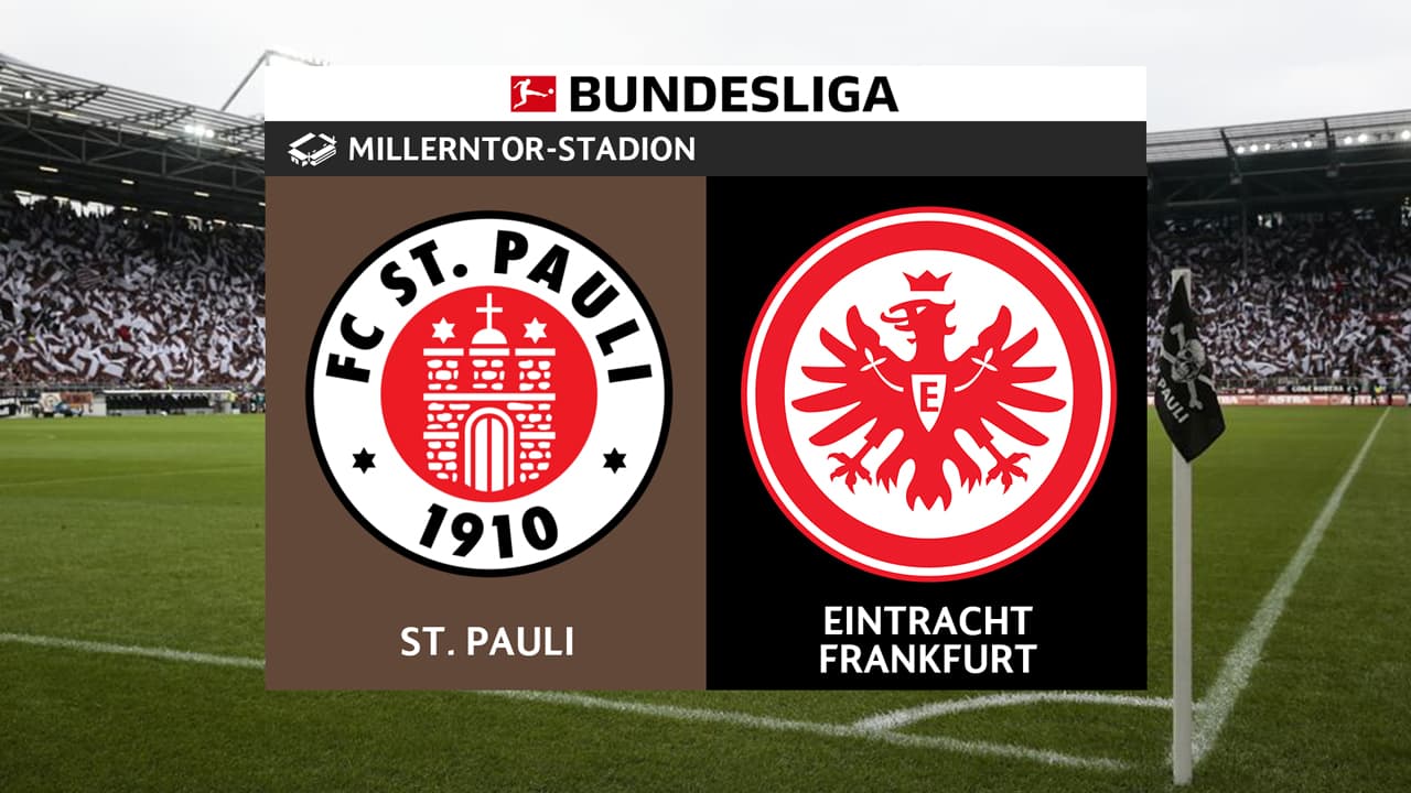 St Pauli vs Eintracht Frankfurt