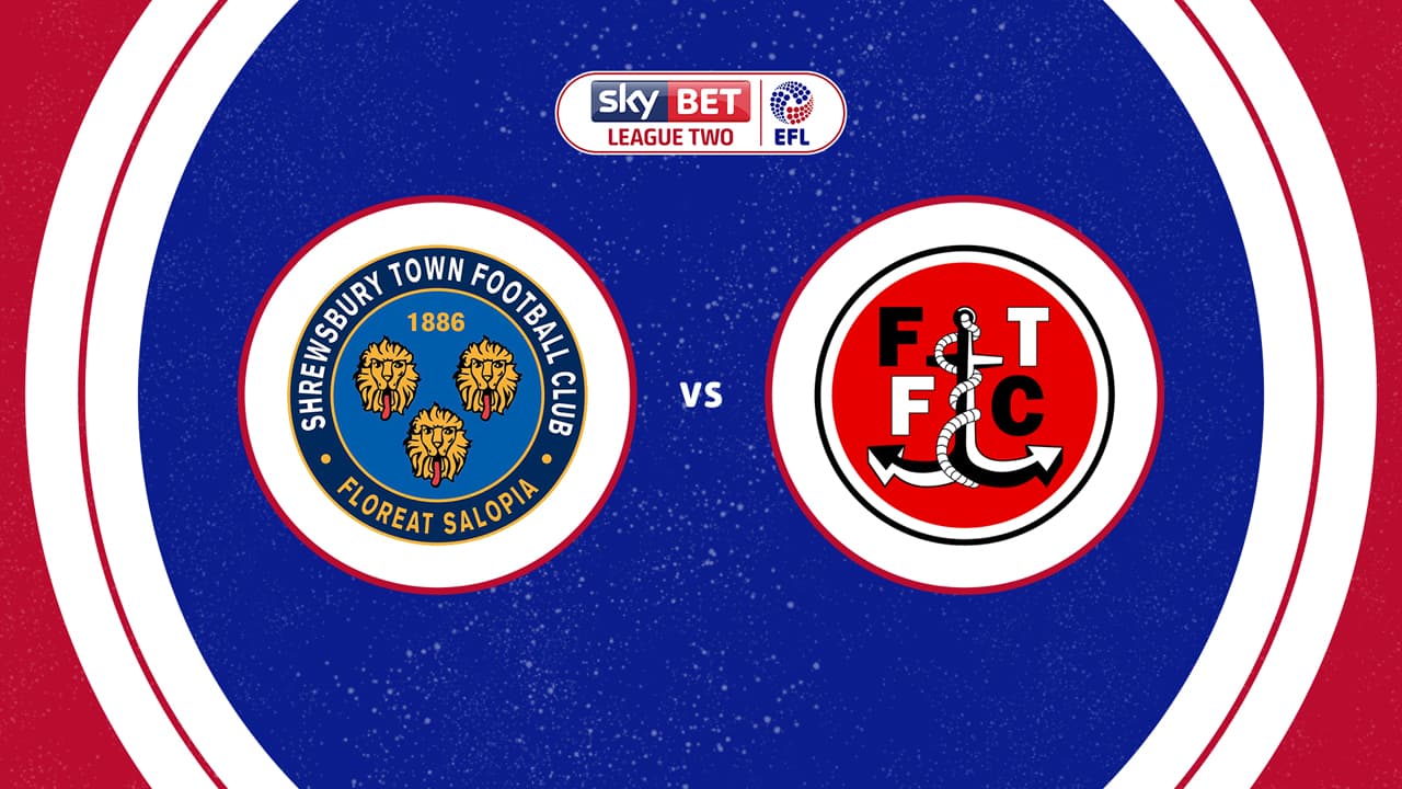 Shrewsbury Town vs Fleetwood Town