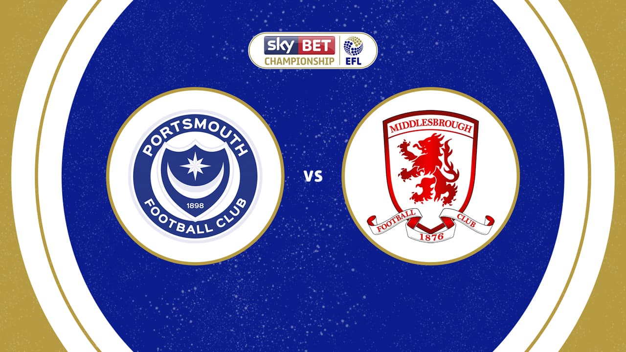 Portsmouth vs Middlesbrough