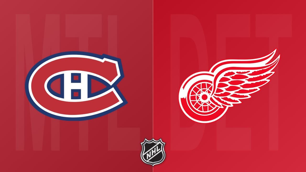 Detroit Red Wings vs Montreal Canadiens