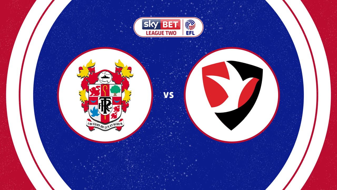 Tranmere Rovers vs Cheltenham Town
