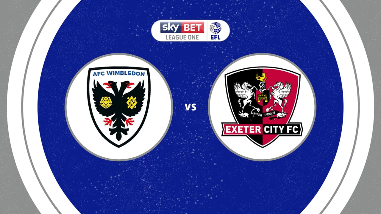 AFC Wimbledon vs Exeter City