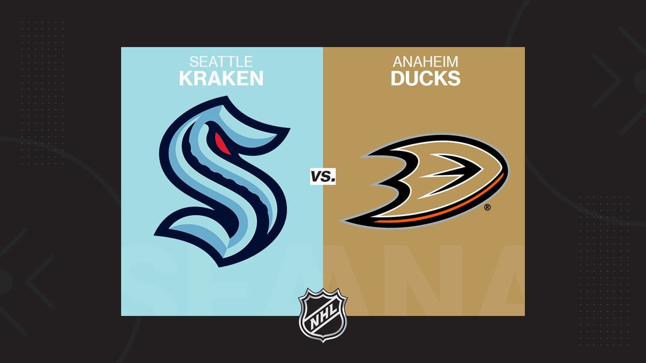 Seattle Kraken vs Anaheim Ducks