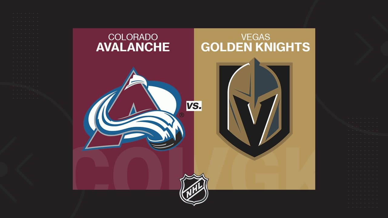 Colorado Avalanche vs Vegas Golden Knights