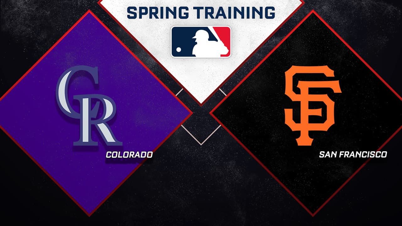 Colorado Rockies vs San Francisco Giants