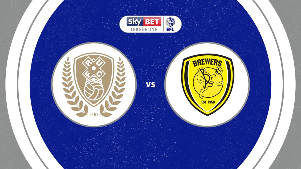 Rotherham United vs Burton Albion