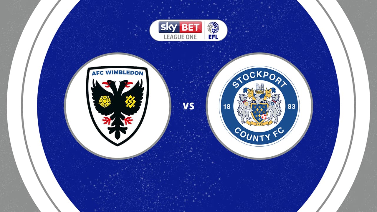 AFC Wimbledon vs Stockport County