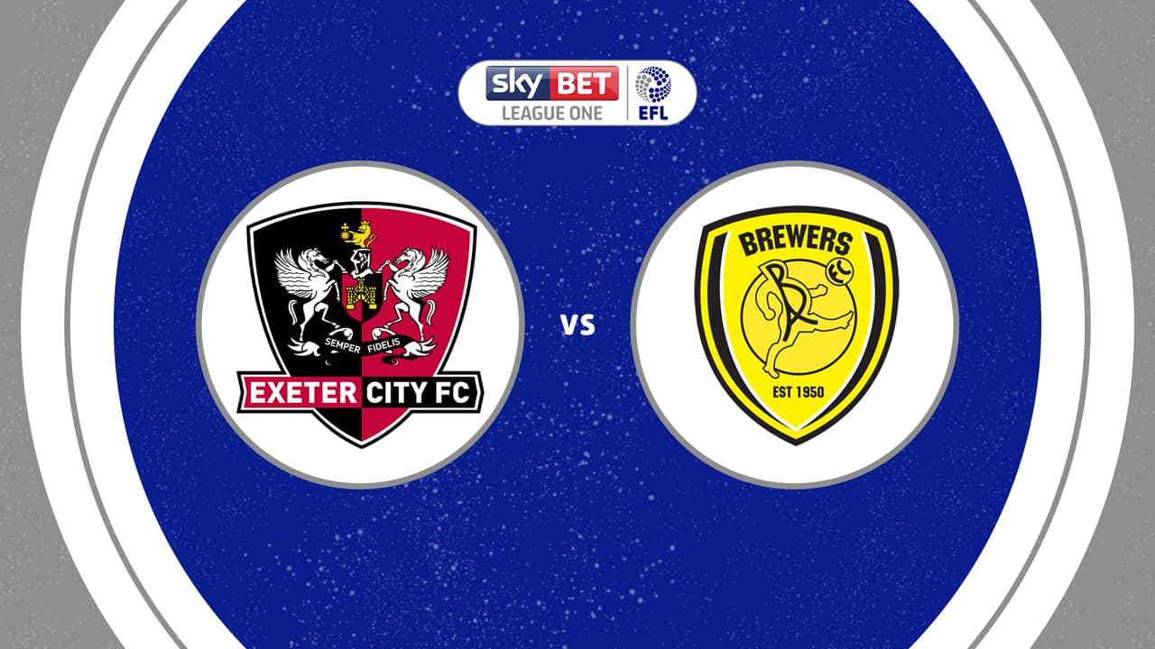 Exeter City vs Burton Albion