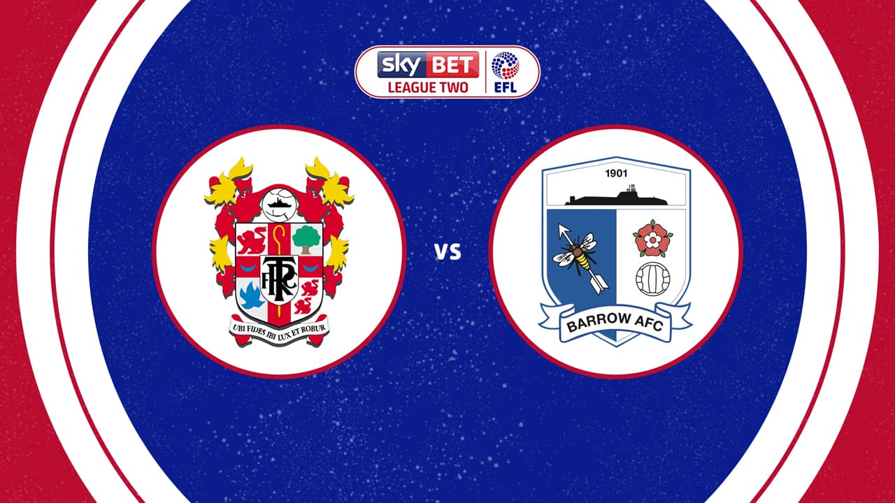 Tranmere Rovers vs Barrow