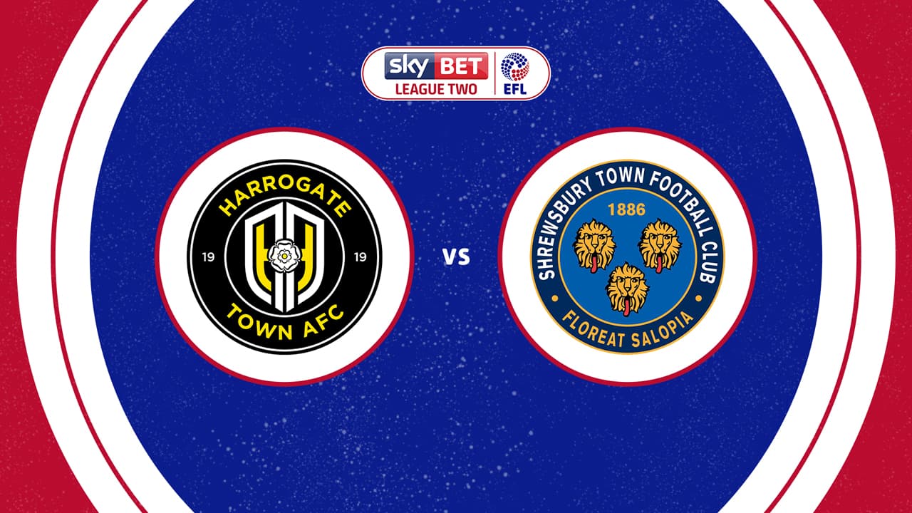 Harrogate Town vs Shrewsbury Town