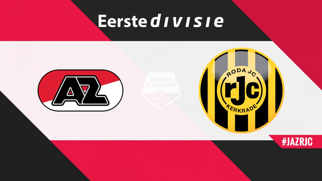 Jong AZ vs Roda JC