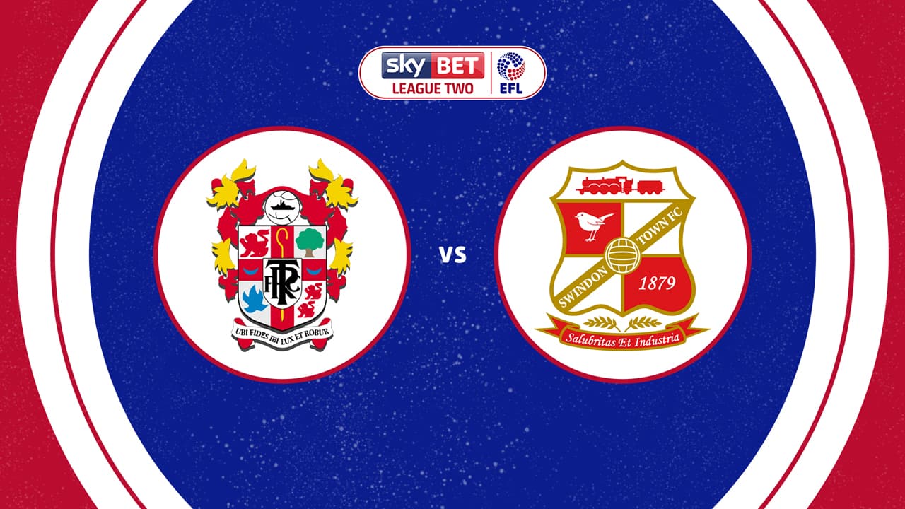 Tranmere Rovers vs Swindon Town