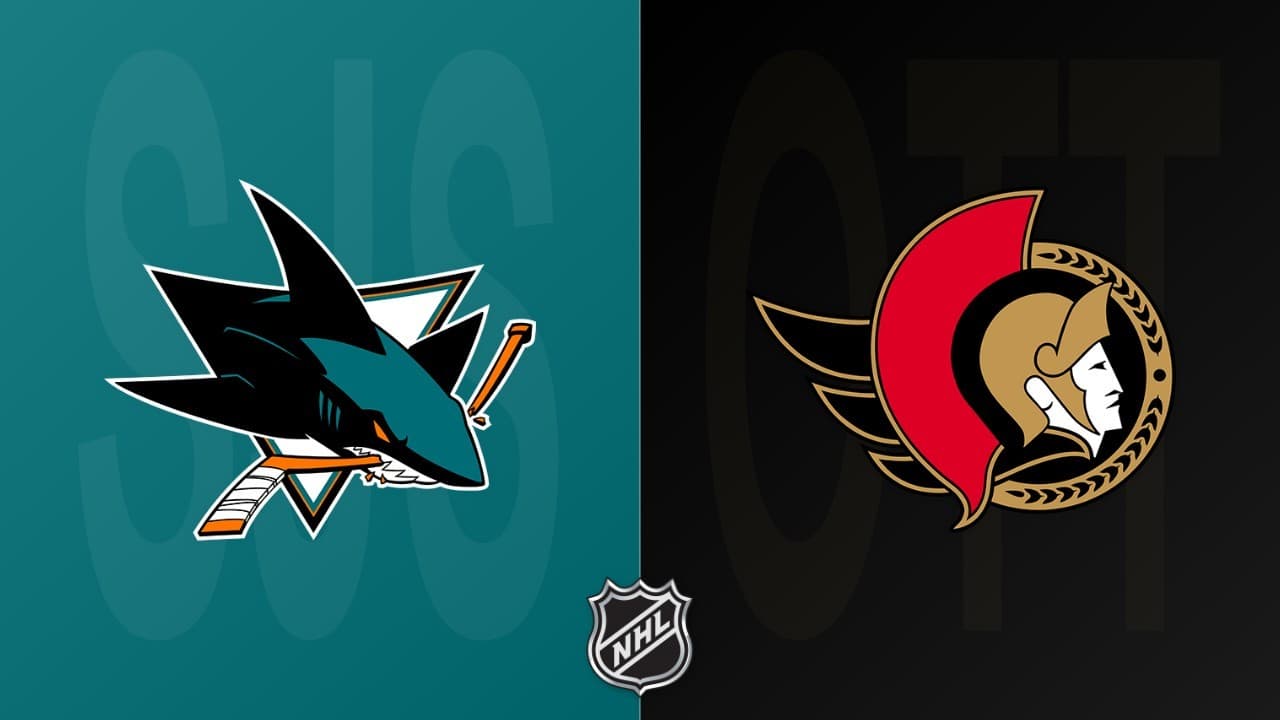 Ottawa Senators vs San Jose Sharks
