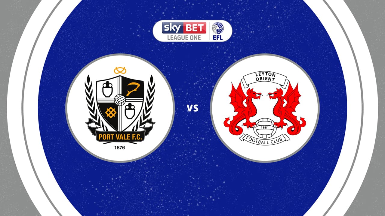 Port Vale vs Leyton Orient