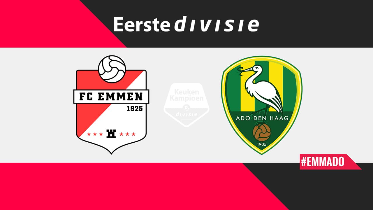 FC Emmen vs ADO Den Haag