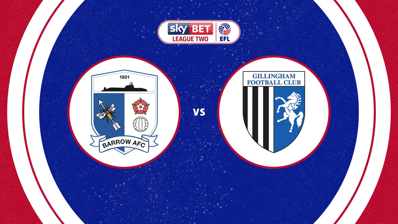 Barrow vs Gillingham