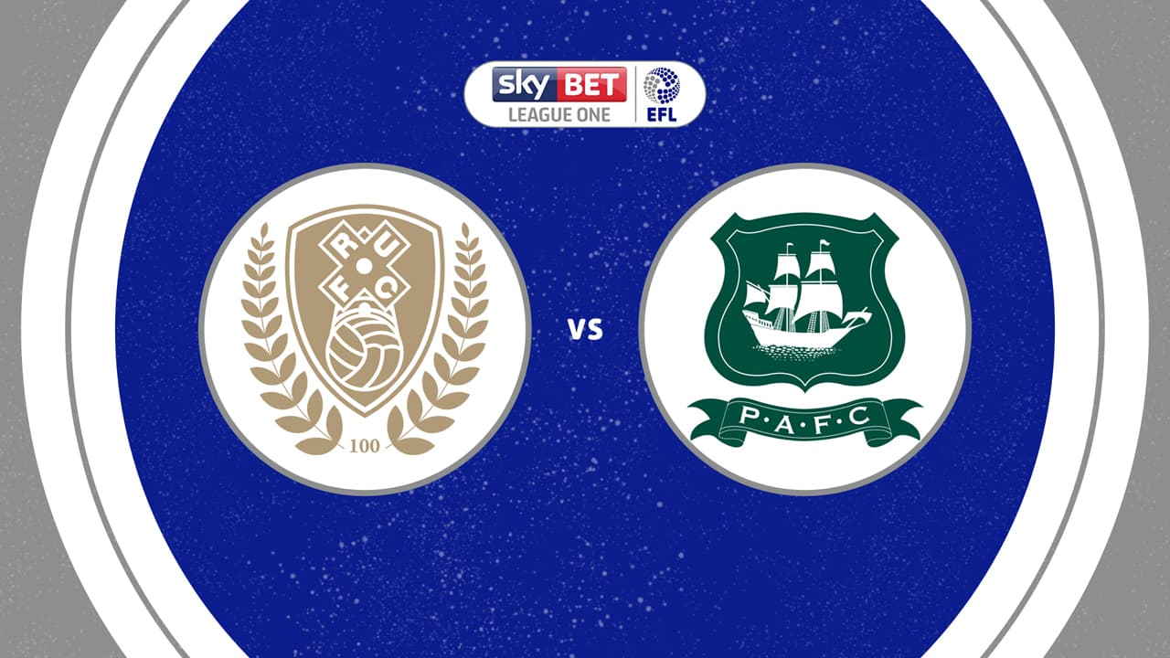 Rotherham United vs Plymouth Argyle