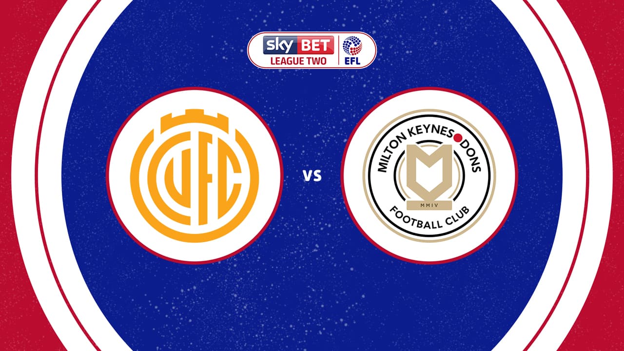 Cambridge United vs Milton Keynes Dons