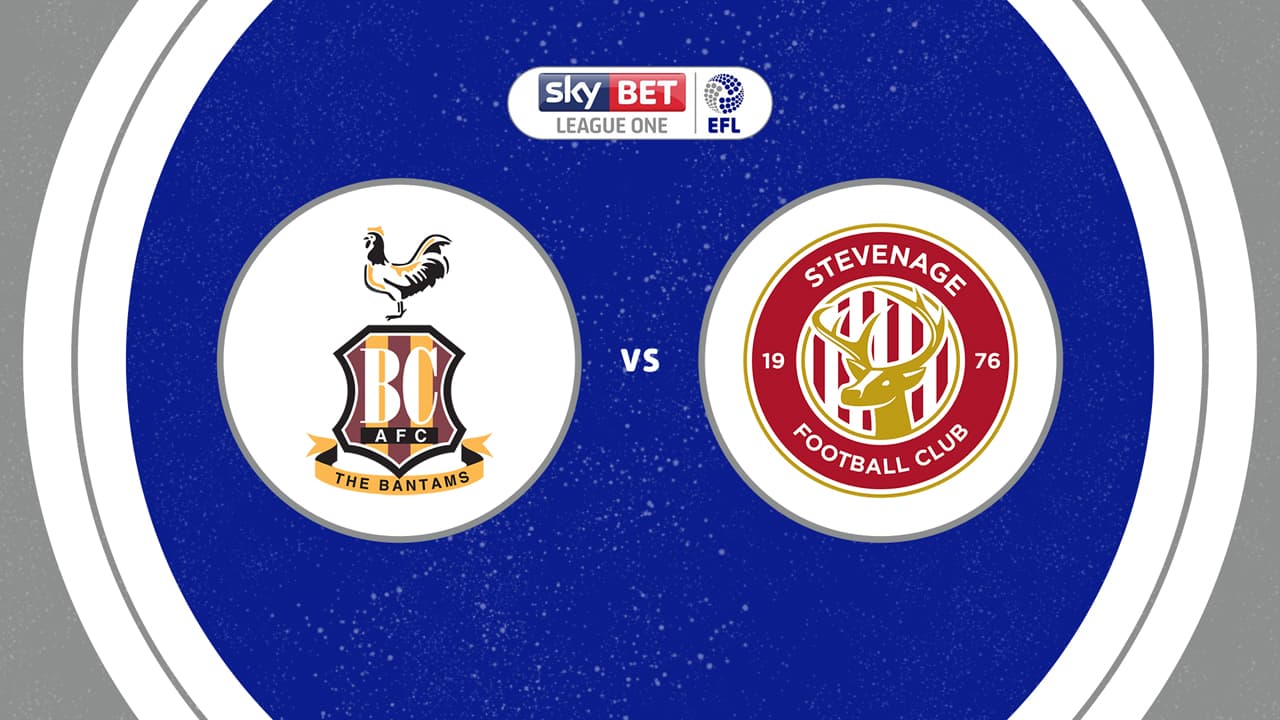 Bradford City vs Stevenage