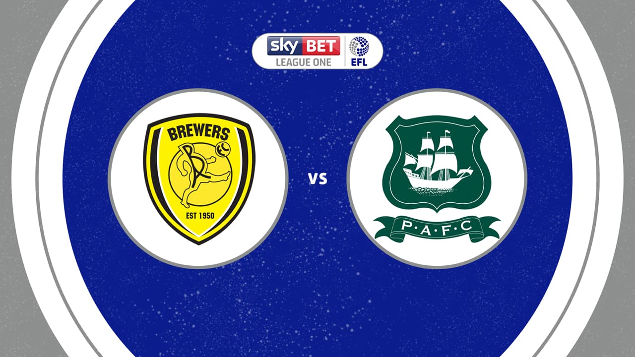 Burton Albion vs Plymouth Argyle