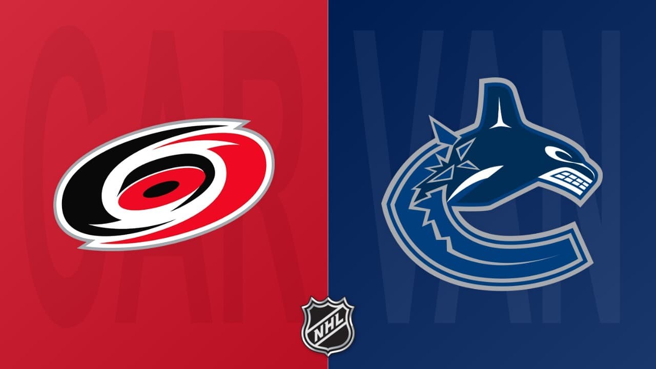 Vancouver Canucks vs Carolina Hurricanes