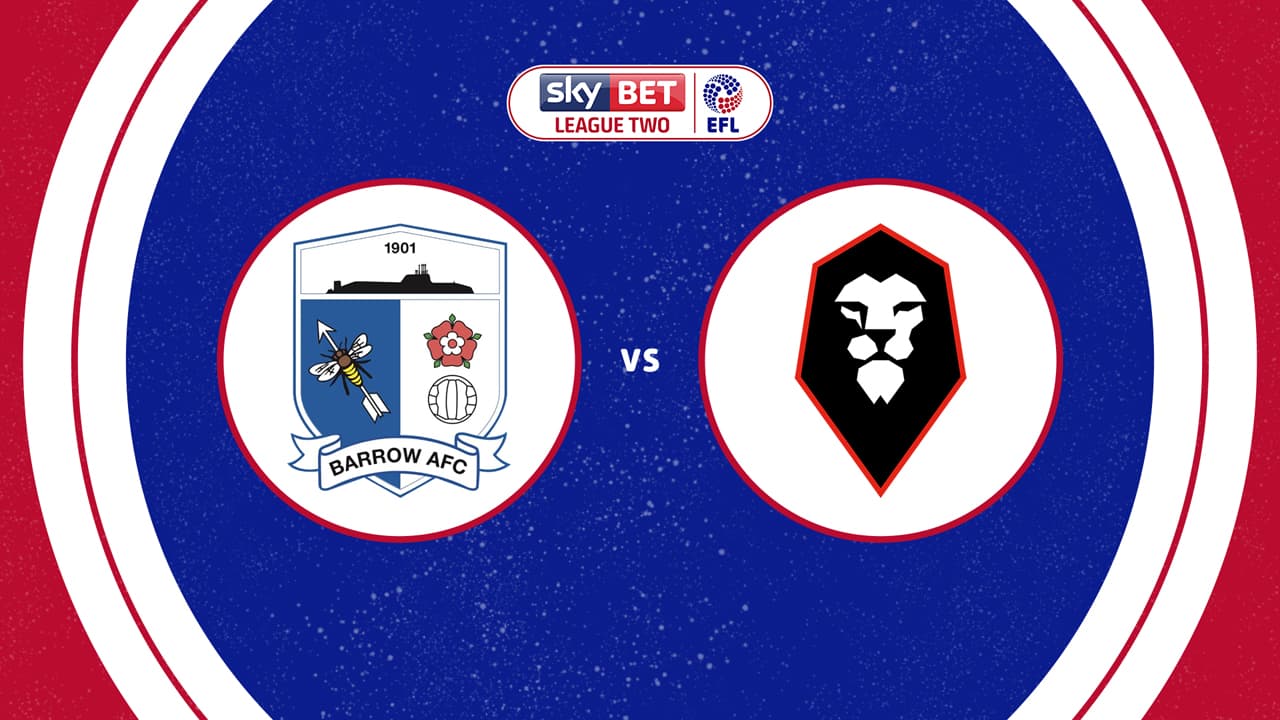 Barrow vs Salford City