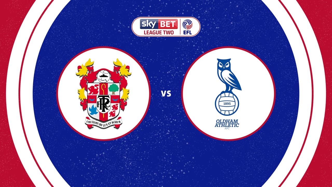 Tranmere Rovers vs Oldham Athletic