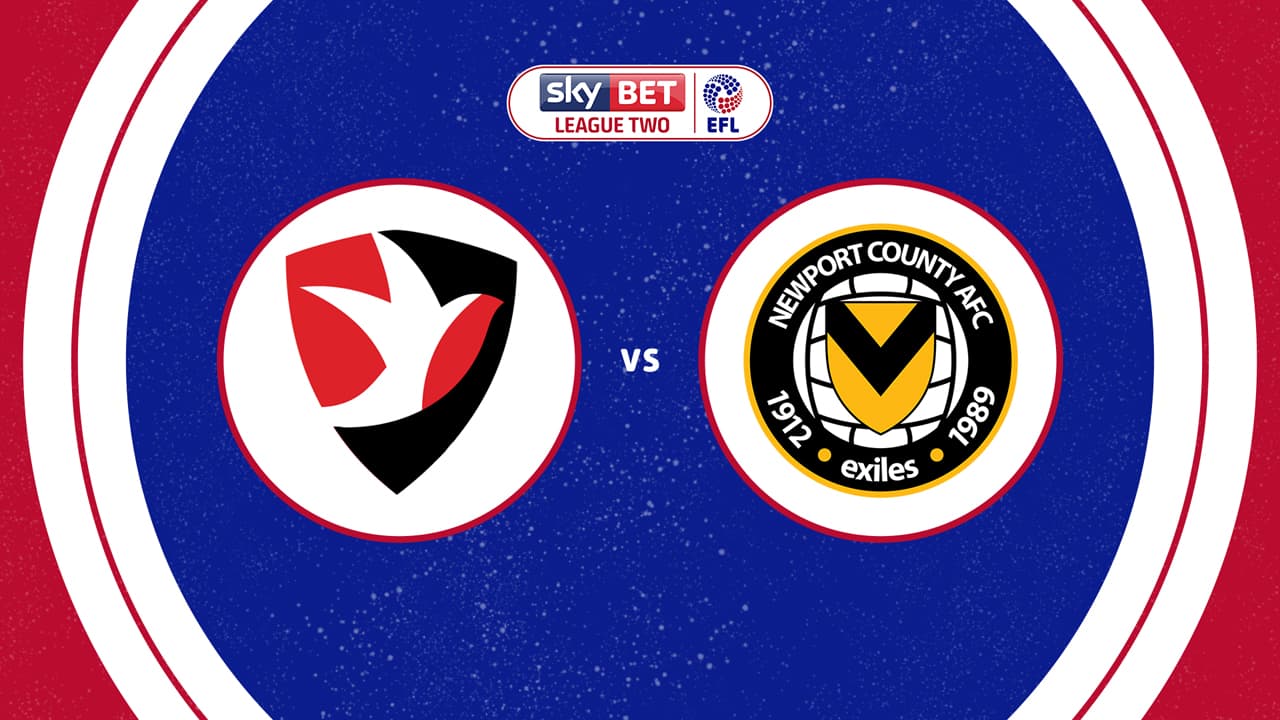 Cheltenham Town vs Newport County