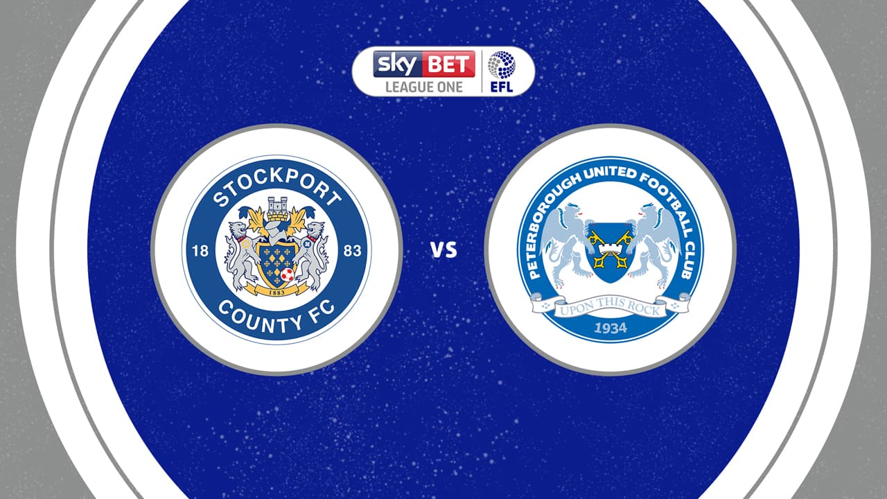 Stockport County vs Peterborough United