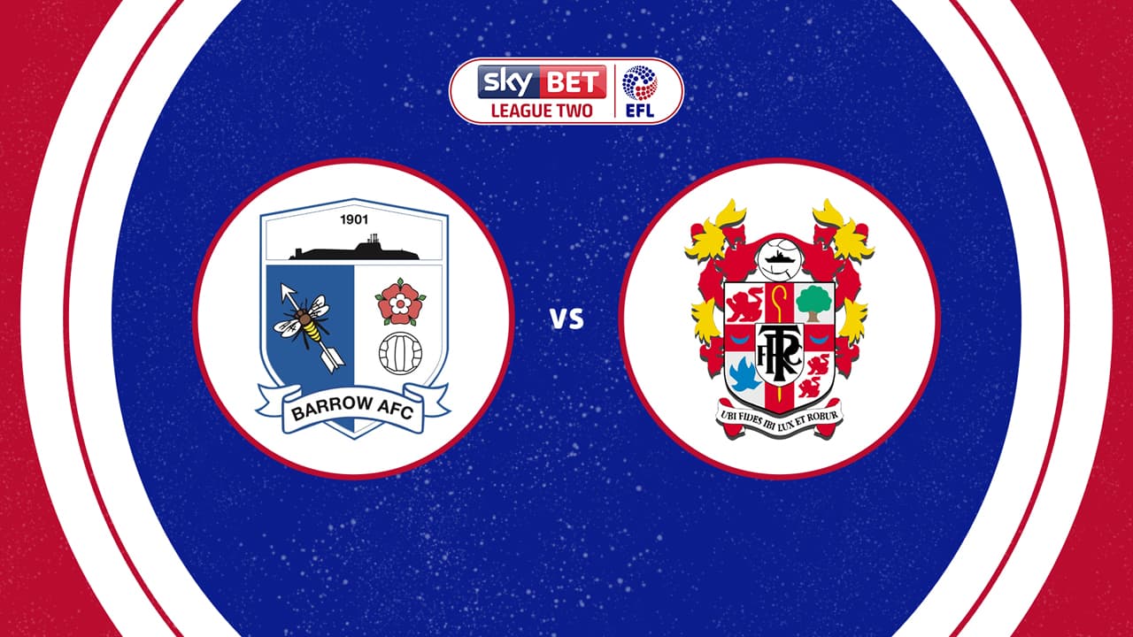 Barrow vs Tranmere Rovers