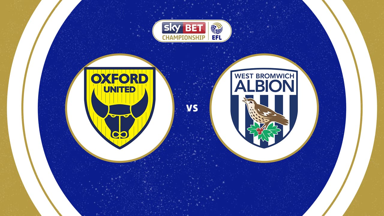 Oxford United vs West Bromwich Albion