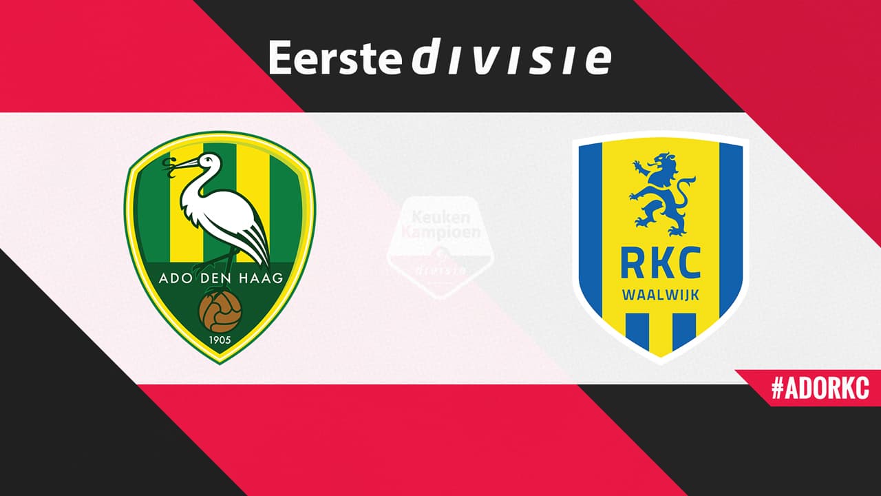 ADO Den Haag vs RKC Waalwijk