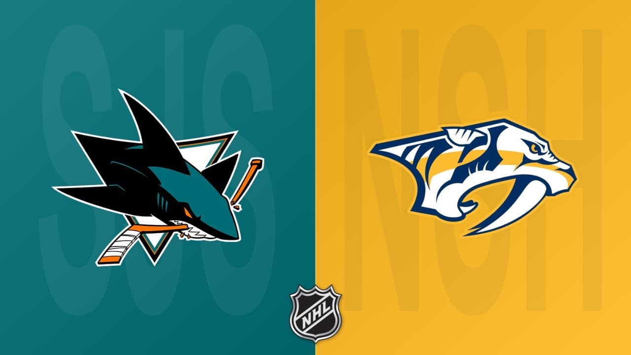 Nashville Predators vs San Jose Sharks