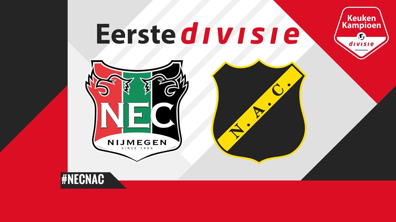NEC Nijmegen vs NAC Breda