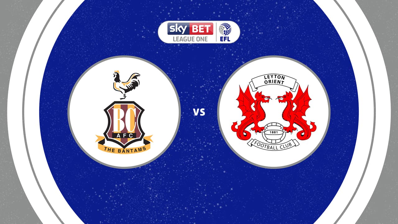 Bradford City vs Leyton Orient
