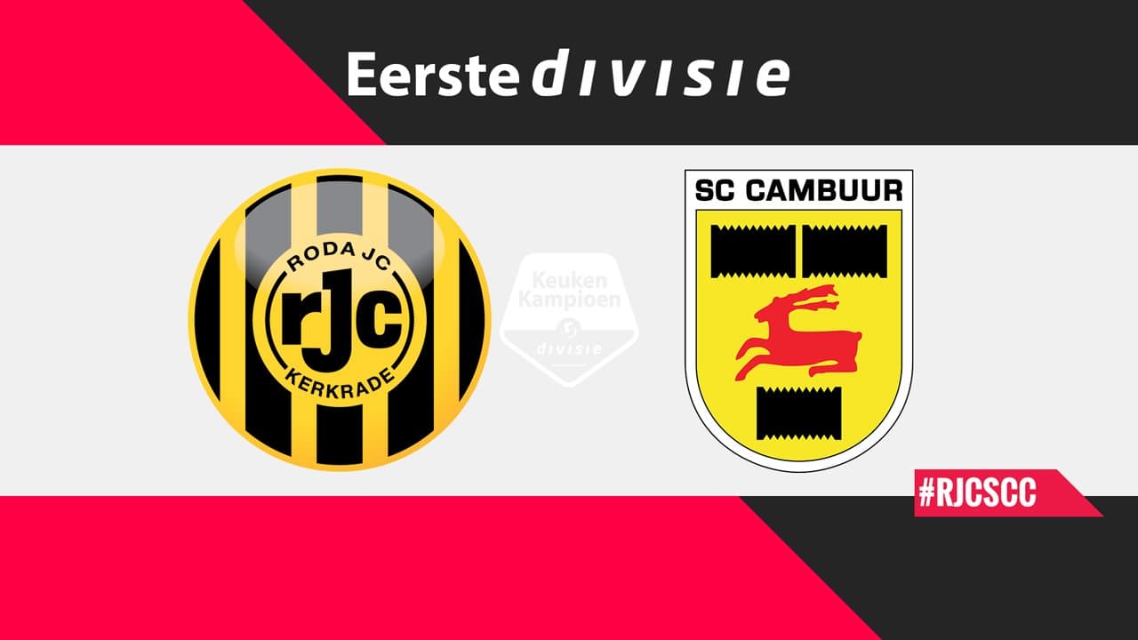 Roda JC vs SC Cambuur
