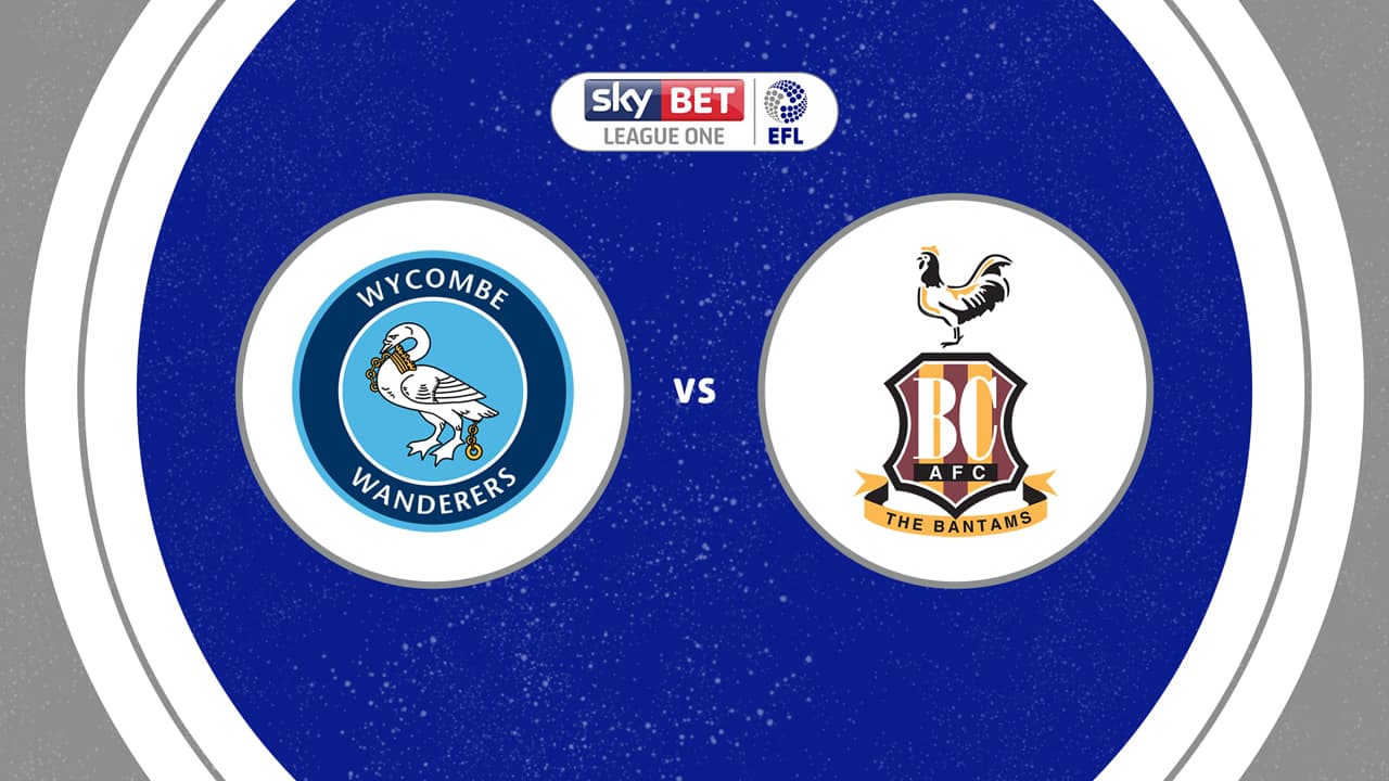 Wycombe Wanderers vs Bradford City