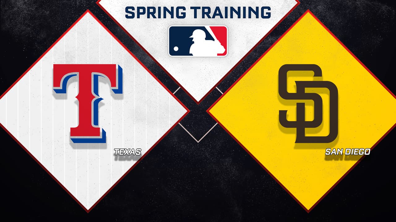 Texas Rangers vs San Diego Padres