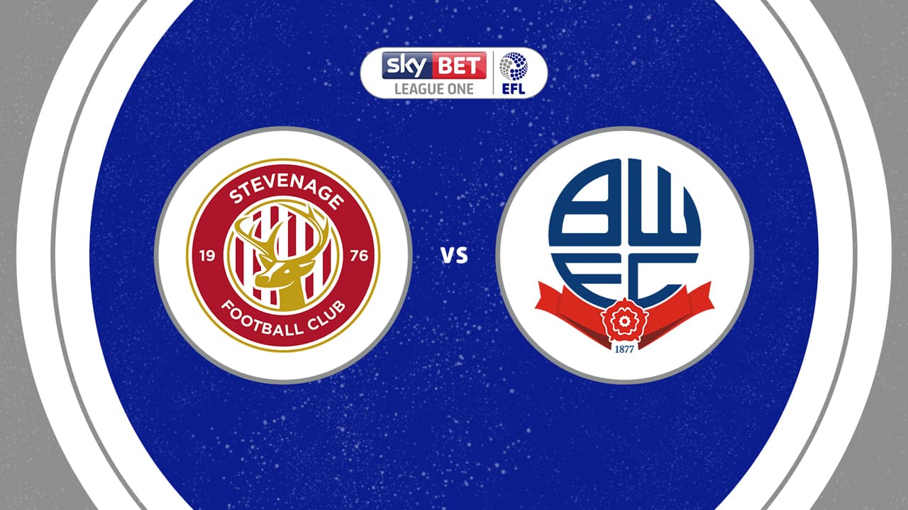 Stevenage vs Bolton Wanderers