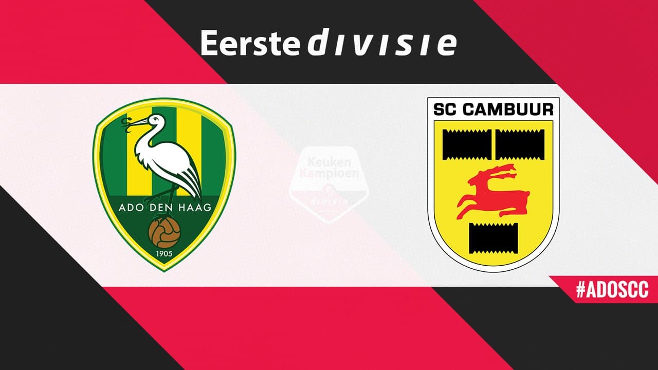 ADO Den Haag vs SC Cambuur