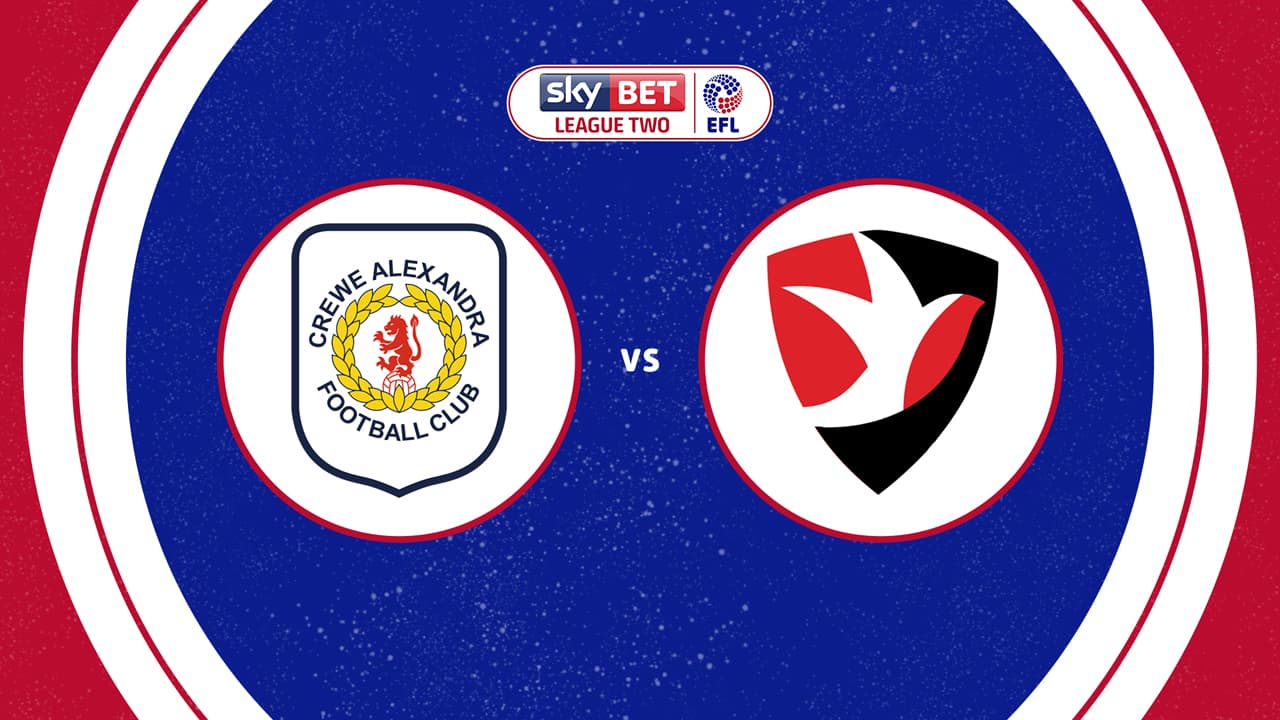 Crewe Alexandra vs Cheltenham Town