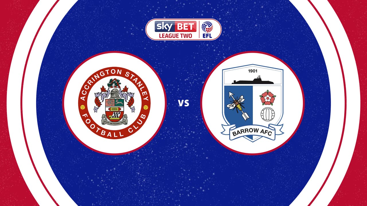 Accrington Stanley vs Barrow
