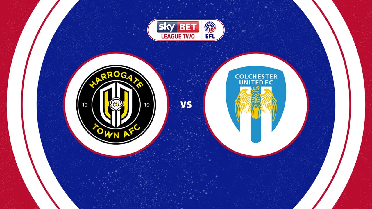 Harrogate Town vs Colchester United