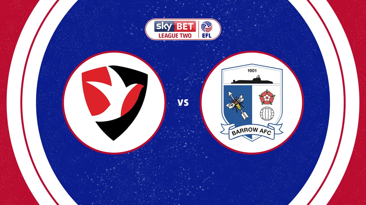 Cheltenham Town vs Barrow